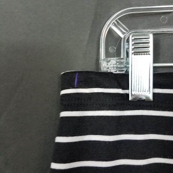 Passion Fruit Medium Multicolor Floral Stripe Knee Length Skirt Sz M Fun Casual - Picture 10 of 11